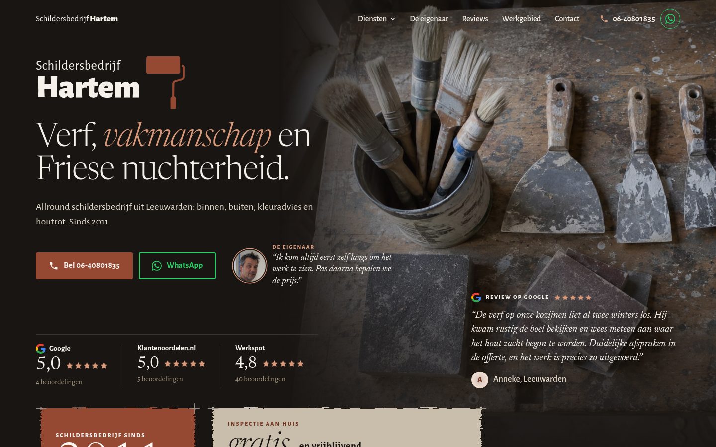 Voorstel 1 op een computerscherm