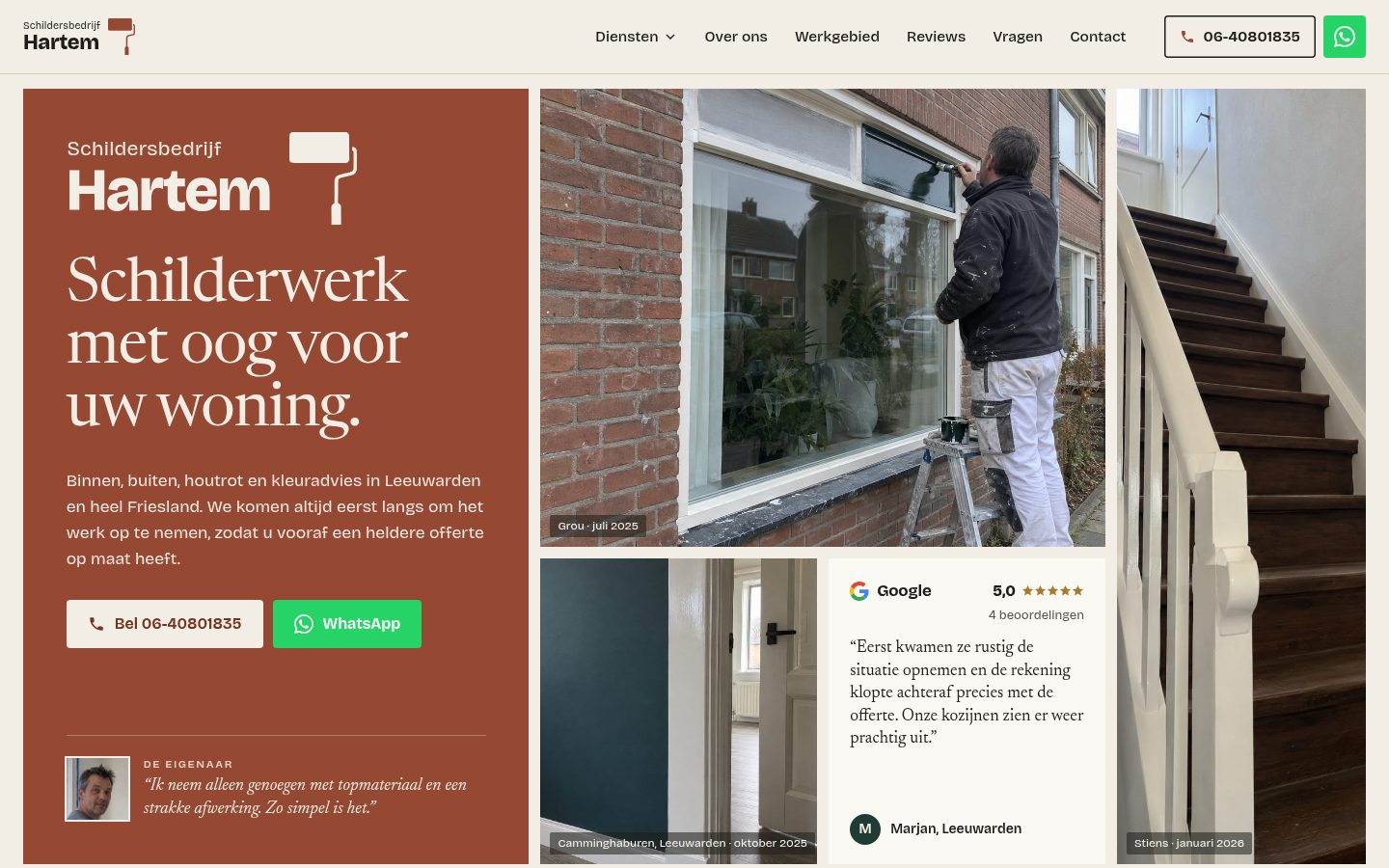 Voorstel 2 op een computerscherm